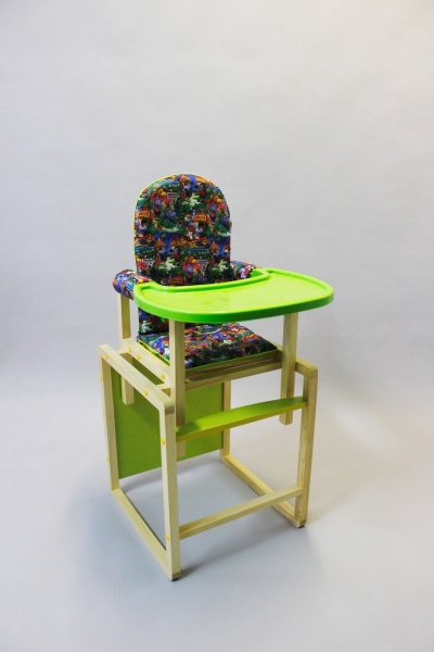 Стол-стул трансформер «Джунгли» лайм пластик